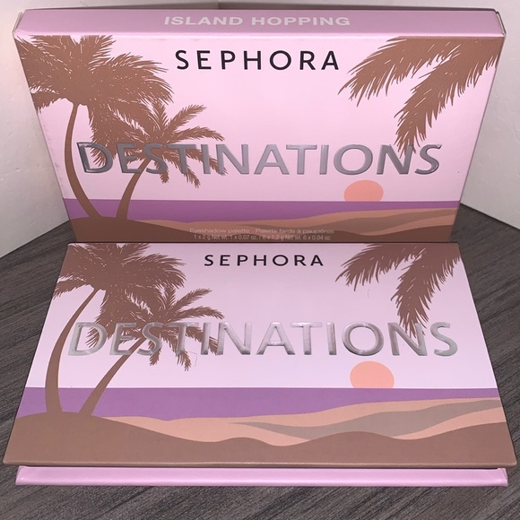 Sephora Destinations Island Hopping Eyeshadow Palette roses, lilacs multi finish - Picture 1 of 5